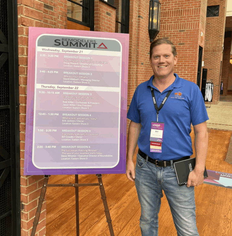 Bill, when he was a speaker at the Remodeler's Summit.