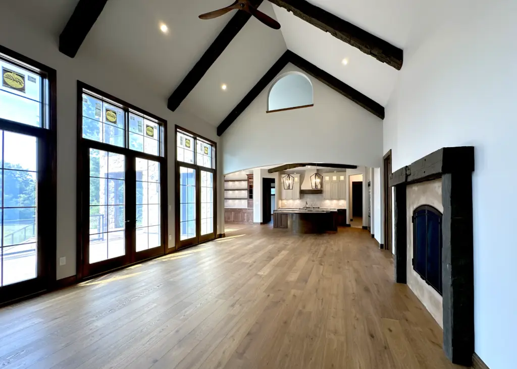 Large-scale Cedar Island interior by Cowdin Design + Build